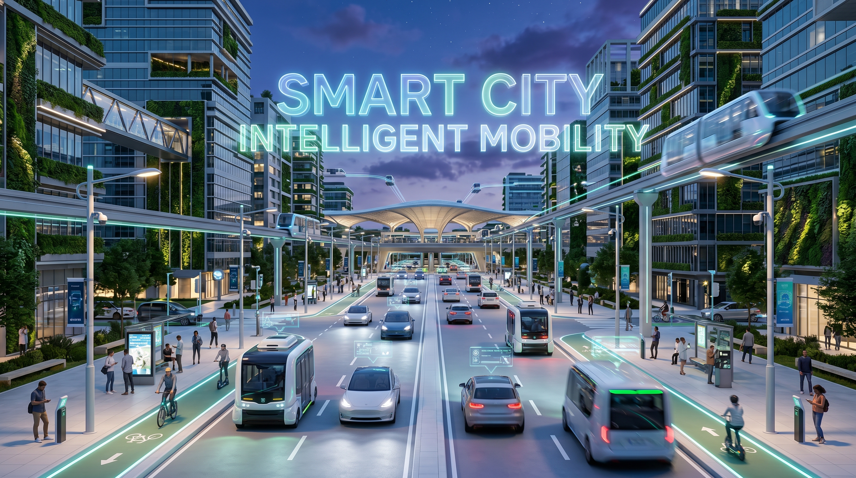Movilidad inteligente — infraestructura que fluye con la ciudad